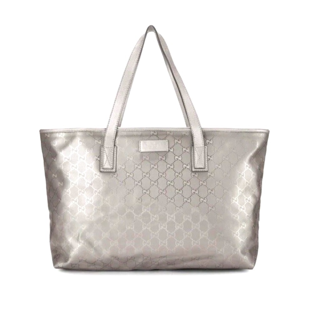 GUCCI GG  Imprime Silver Tote Bag!  NWT And Box!!!